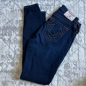 True Religion Skinny Jeans Dark Wash Stretchy size 27/30